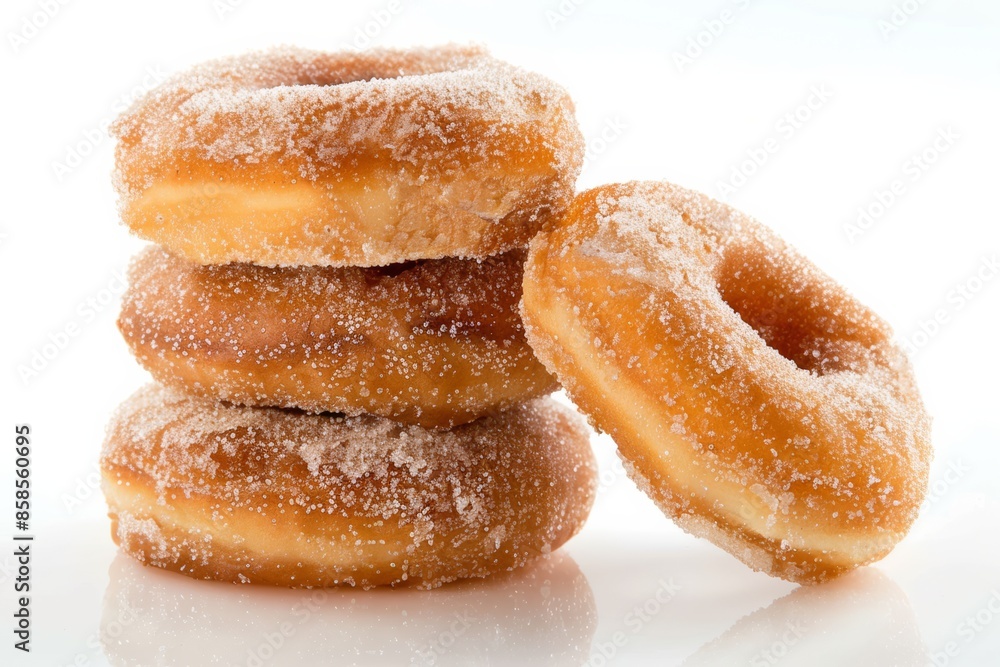 Sugar-Coated Donut, Maple Donut, Sweet Treat, Donut Stack, Delicious Donut Sugar-Coated Donut, Maple Donut, Sweet Treat, Donut Stack, Delicious Donut
