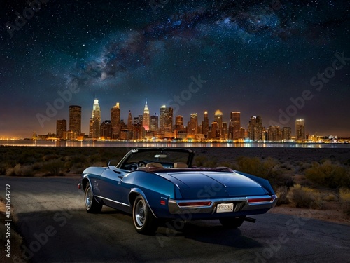 car in the night