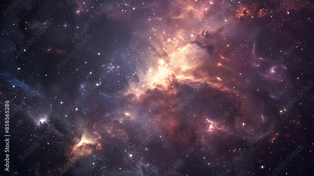 Fototapeta premium the beauty of the galaxy