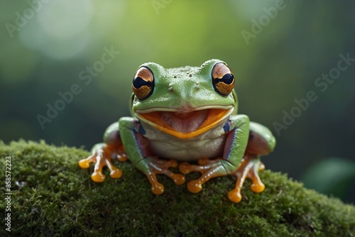 red eyed tree frog