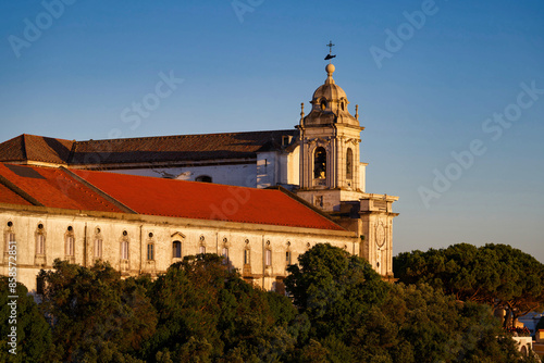 Convent of Nossa Senhora da Graça and Igreja da Graça is located on the highest hill in Lisbon