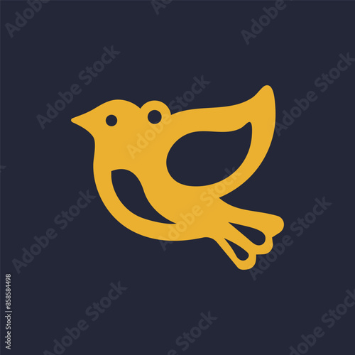 Vector design with bird shape for earrings, pendant, bracelet or keychain. Cutout silhouette, jewelry cnc laser cut template for metal, wood or leather. Beautiful hanging bijouterie