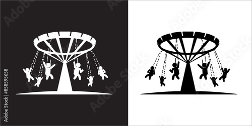  IIlustration Vector graphics of Amusement Park icon