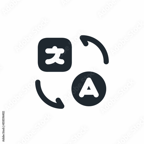 foreign language translate talk icon