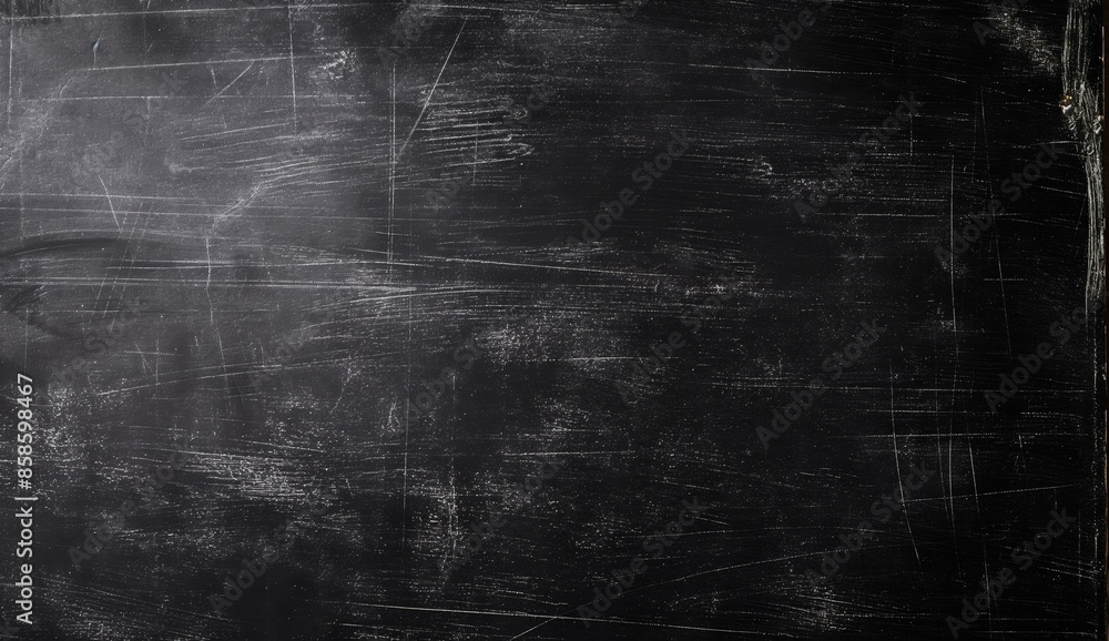 Obraz premium This image features a dark, black background with numerous fine scratches and marks. The texture reveals a worn-out, distressed look that provides depth and character.