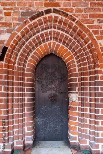 Old medieval door - Malbork Castle