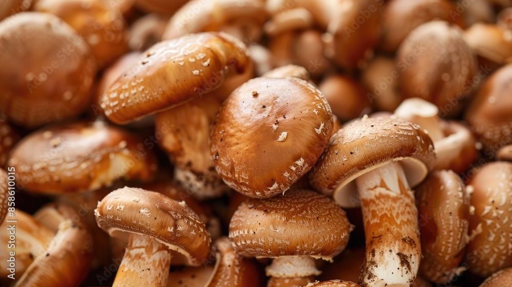 Mushrooms of the brown variety