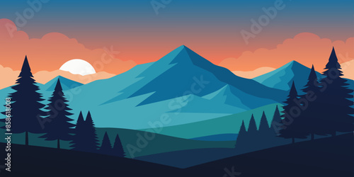 evergreen trees