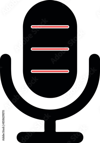 Microphone Black Shape