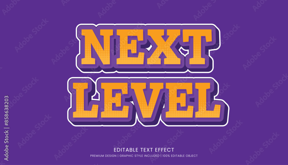3d text effect video game style editable template 3d text effect video game style editable template
