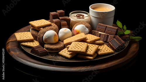 Mouthwatering s'mores dessert platter