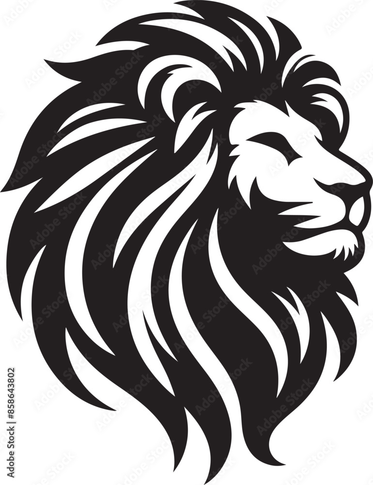 Lion Silhouette vector illustration Lion Silhouette vector illustration