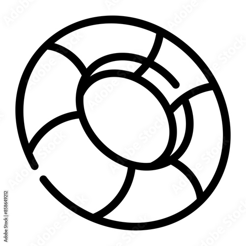 lifebuoy line icon