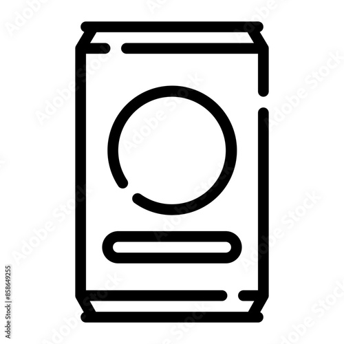 Soft drink line icon