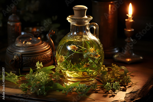 Witches Healing Potion In a bottle