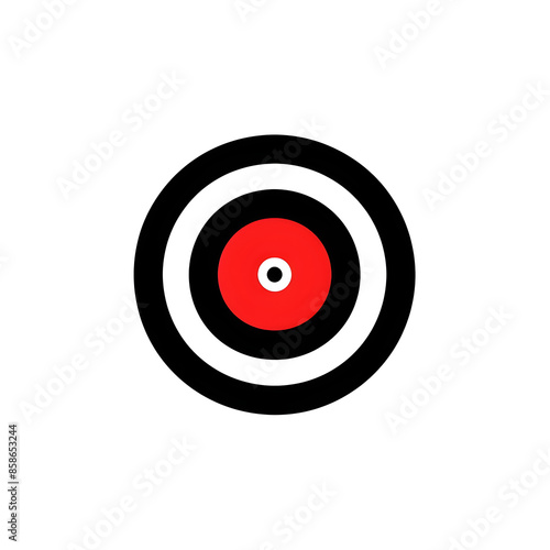 Flat design illustrations a Target icon