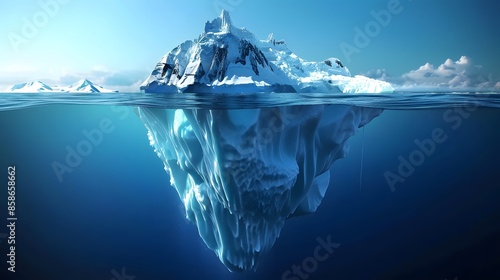 Eisberg in der Antarktis.  photo