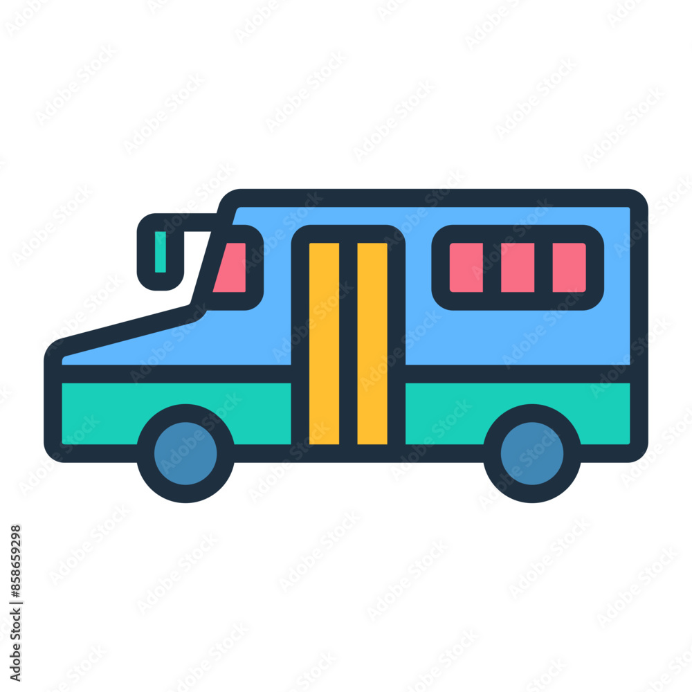 School Bus Icon