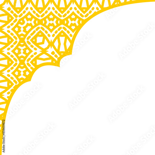 classic pattern corner ornament