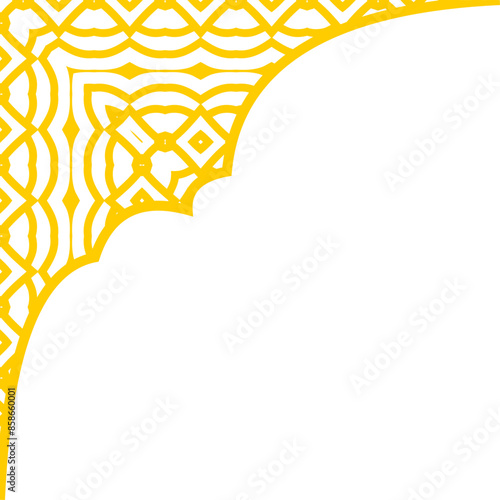 classic pattern corner ornament