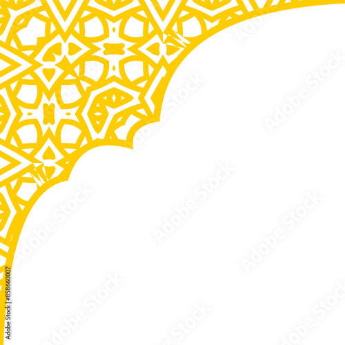 classic pattern corner ornament