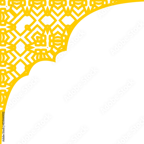 classic pattern corner ornament