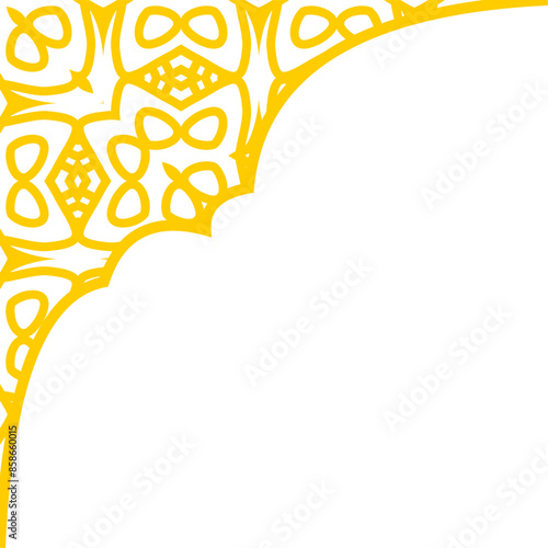 classic pattern corner ornament