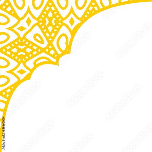 classic pattern corner ornament