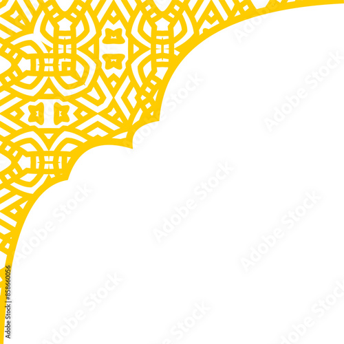 classic pattern corner ornament