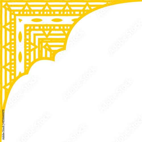 classic pattern corner ornament
