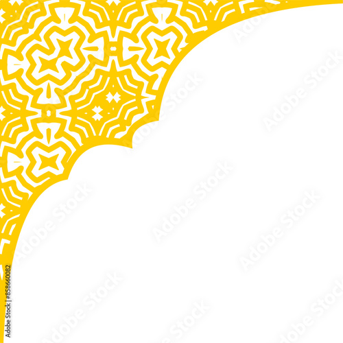 classic pattern corner ornament