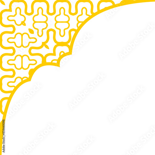 classic pattern corner ornament