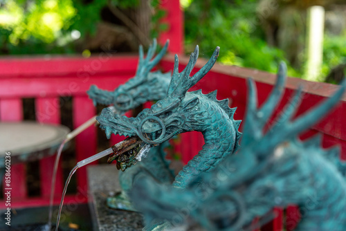 村田白鳥神社の手水所
