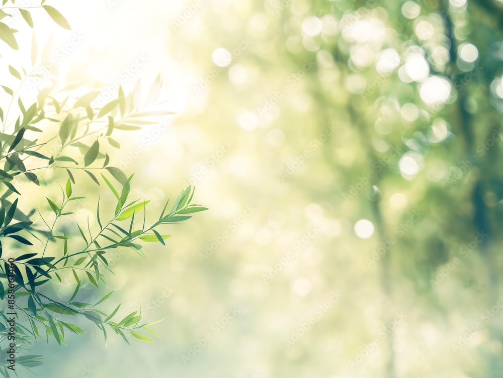 Sunlit Green Leaves with Soft Focus Background Creating a Serene and Tranquil Nature Scene
Sunlit Green Leaves with Soft Focus Background Creating a Serene and Tranquil Nature Scene