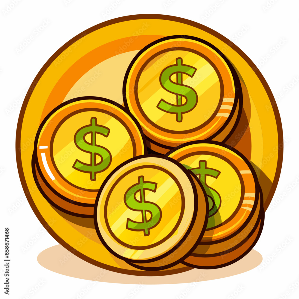 Coin clipart cartoon Illustration drawing Coin clipart cartoon Illustration drawing
