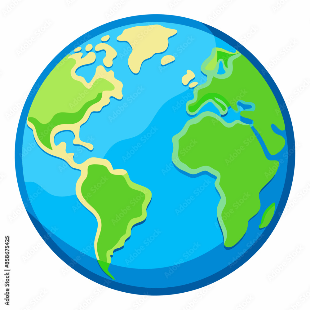 Obraz premium Earth clipart cartoon Illustration drawing