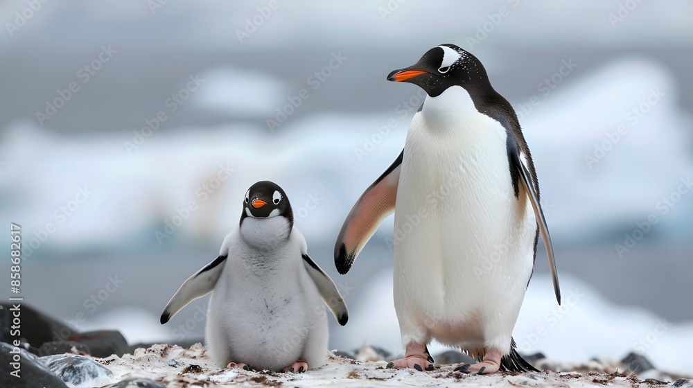 Obraz premium cute penguin. 