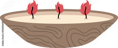 Spa Theme Illustration Element