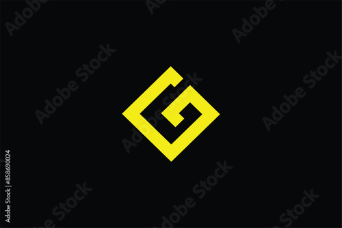 letter G square box logo, letter G arrow icon logo, letter GC C arrow icon triangle logo, logomark, letter C triangle logo, construction logo, finance business logo
