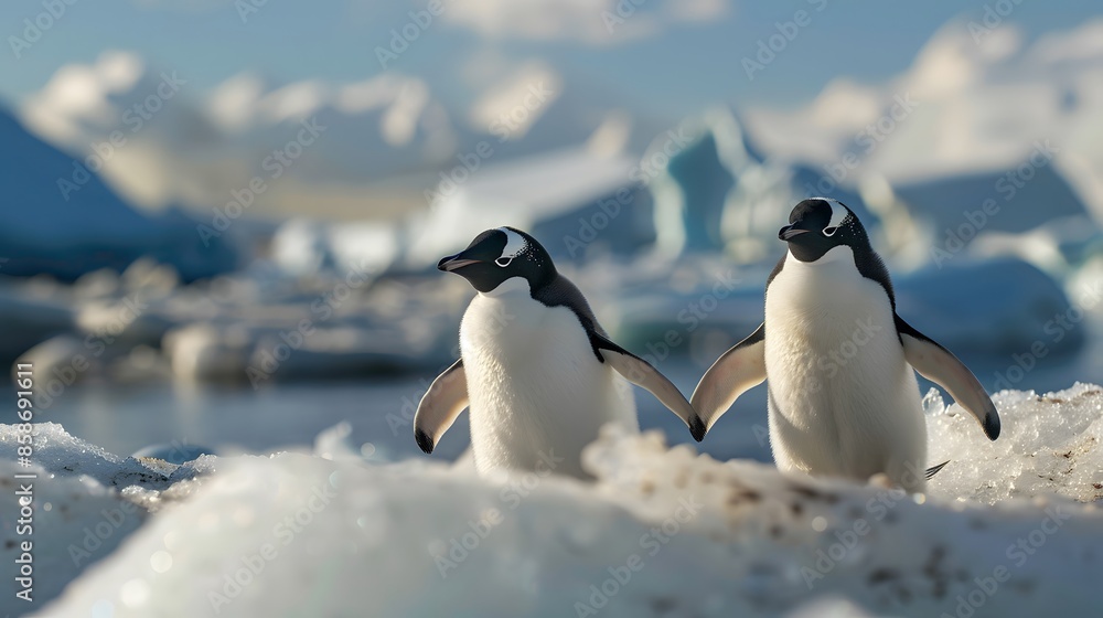 Obraz premium cute penguin. 