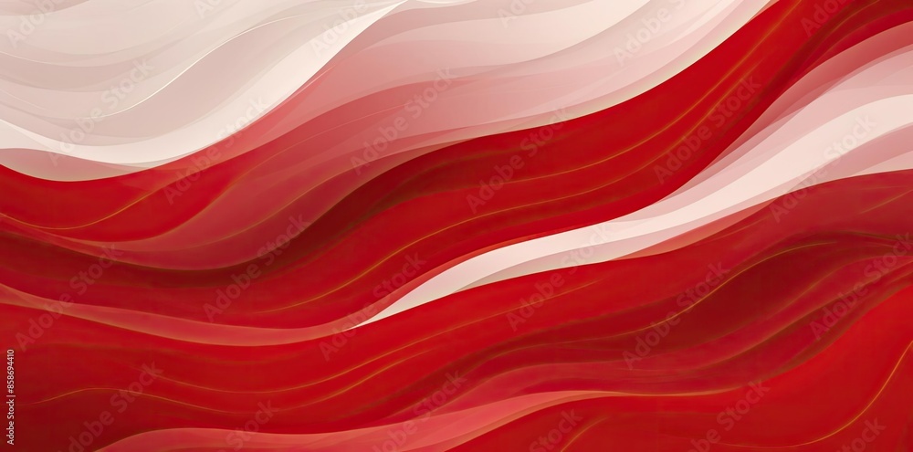 red isolated background with a wavy pattern of red and white red isolated background with a wavy pattern of red and white