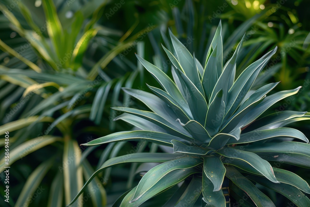 delicate agave attenuata plant with lush tropical foliage closeup nature photography delicate agave attenuata plant with lush tropical foliage closeup nature photography