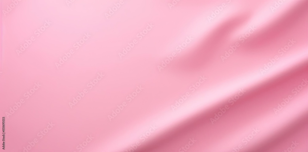 Obraz premium solid pink background with a blurry flower and a red and pink curtain