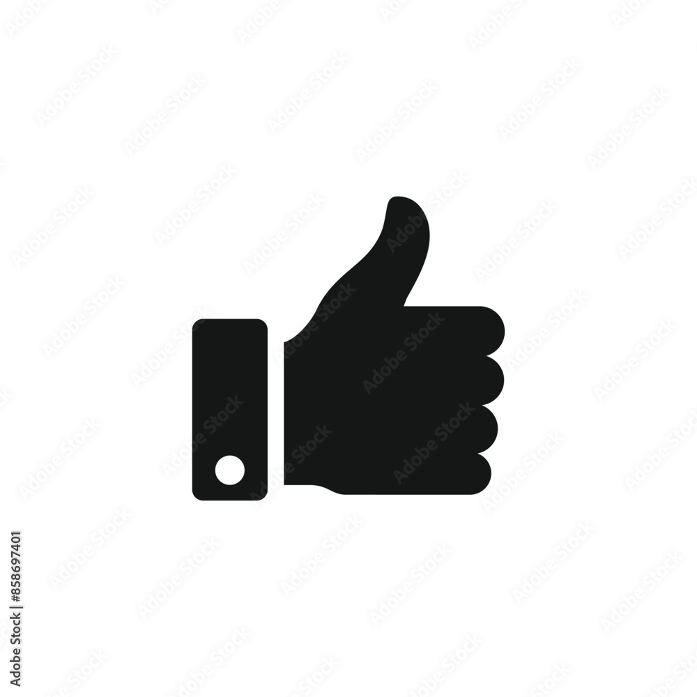 Hand like icon vector. EPS 10 editable vector Hand like icon vector. EPS 10 editable vector