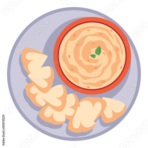 hummus day snack