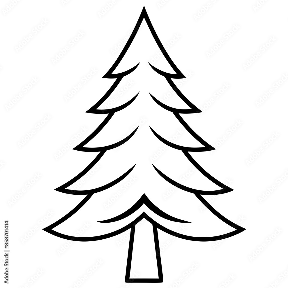 christmas tree set vector illustrator christmas tree set vector illustrator