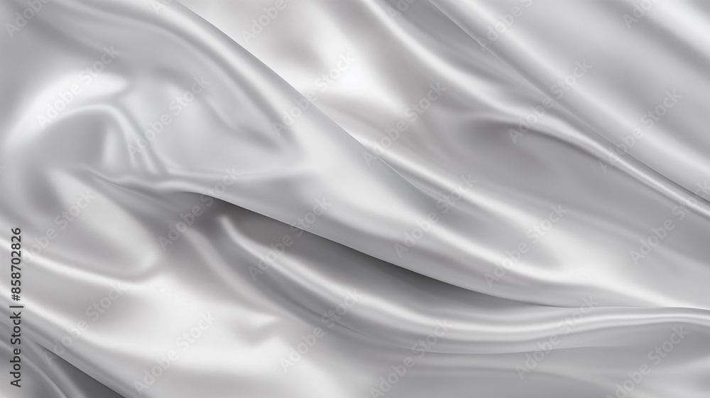 Obraz premium Sleek Contemporary Light Silver Metallic Background