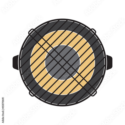 sausage fish grilling tool icon etc