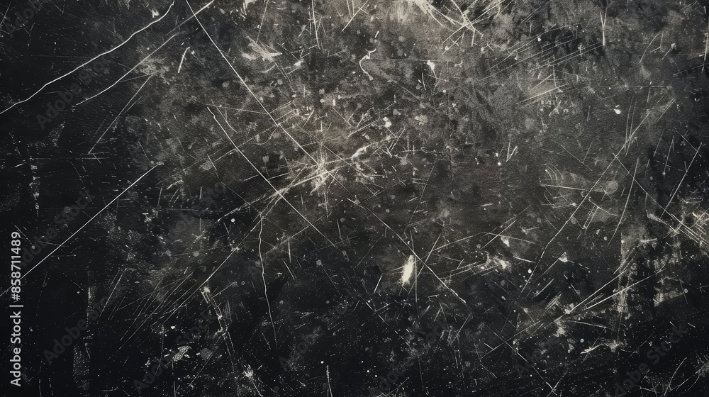 Black Scratched Surface Texture - Worn, Rough, Damaged, Grunge, Background Black Scratched Surface Texture - Worn, Rough, Damaged, Grunge, Background