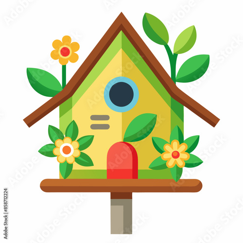 Birdhouse clipart cartoon Illustration drawing
